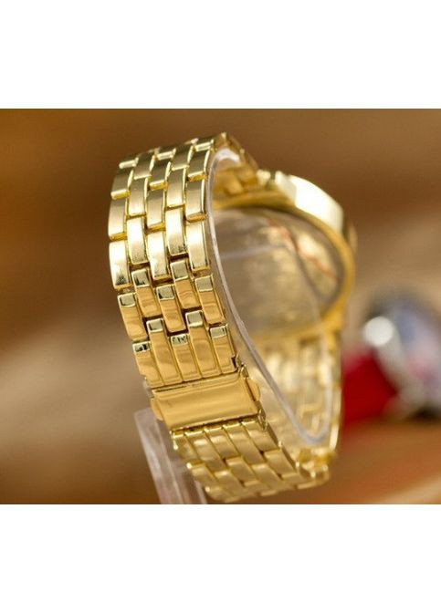 Женские золотые часы кварцевые стальные аналоговые для женщинные наручные часы ProDobro (363136428)