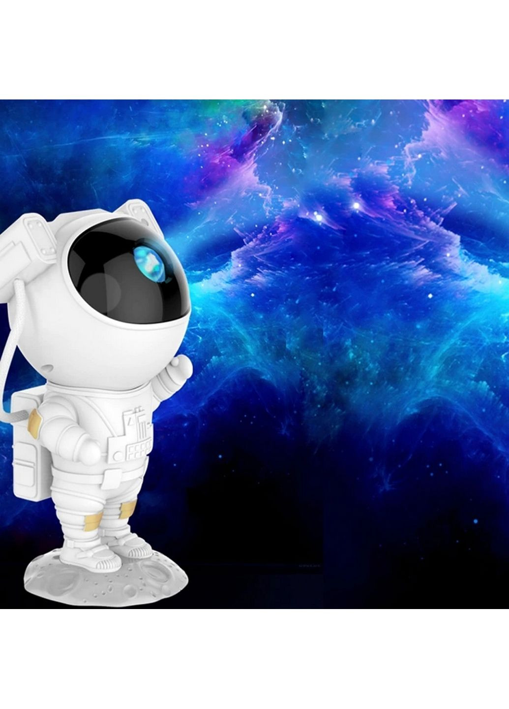 Іграшка-нічник Проектор галактики лазерний Астронавт, зоряне небо на стелі з пультом Astronaut (293482807)