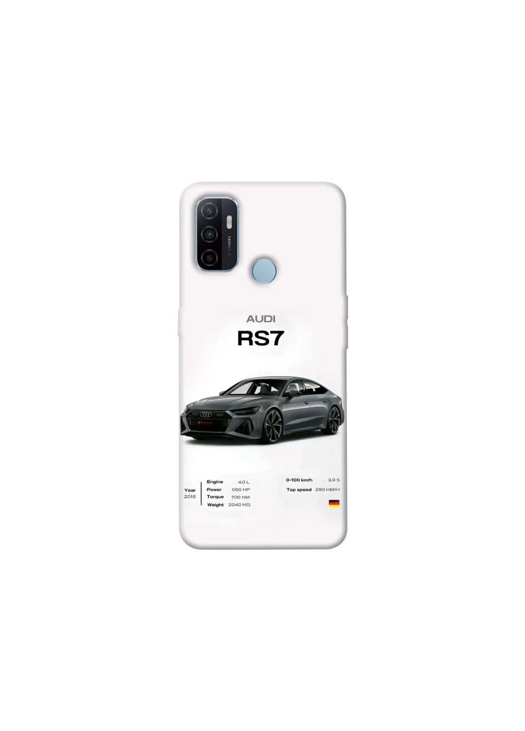 Чехол на Oppo A53 / A32 / A33 Audi RS7 Frontalka (353346749)