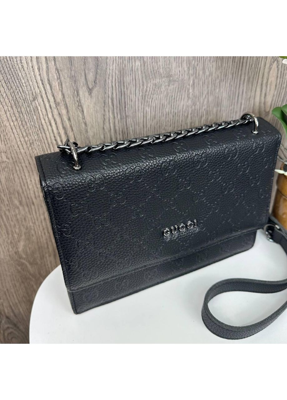 Жіноча міні сумочка клатч чорна екошкіра ProDobro (363260146)