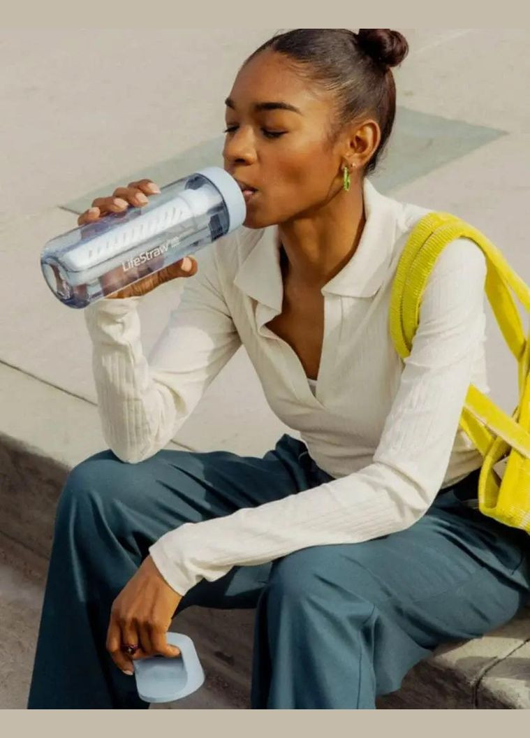 Фильтр для воды LifeStraw Go Filter Bottle 22oz Icelandic blue RZCOM12 No Brand (316446719)