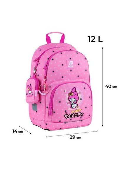 Школьный набор Education My Melody Рюкзак + Пенал + Сумка для обуви SET_HK25-585M-2 (1381789) Kite (368865479)