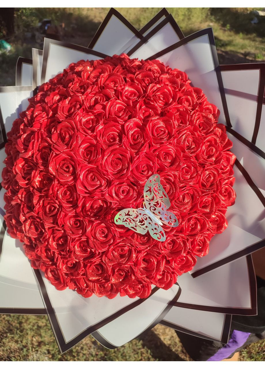 Букет з атласних стрічок No Brand (368672388)