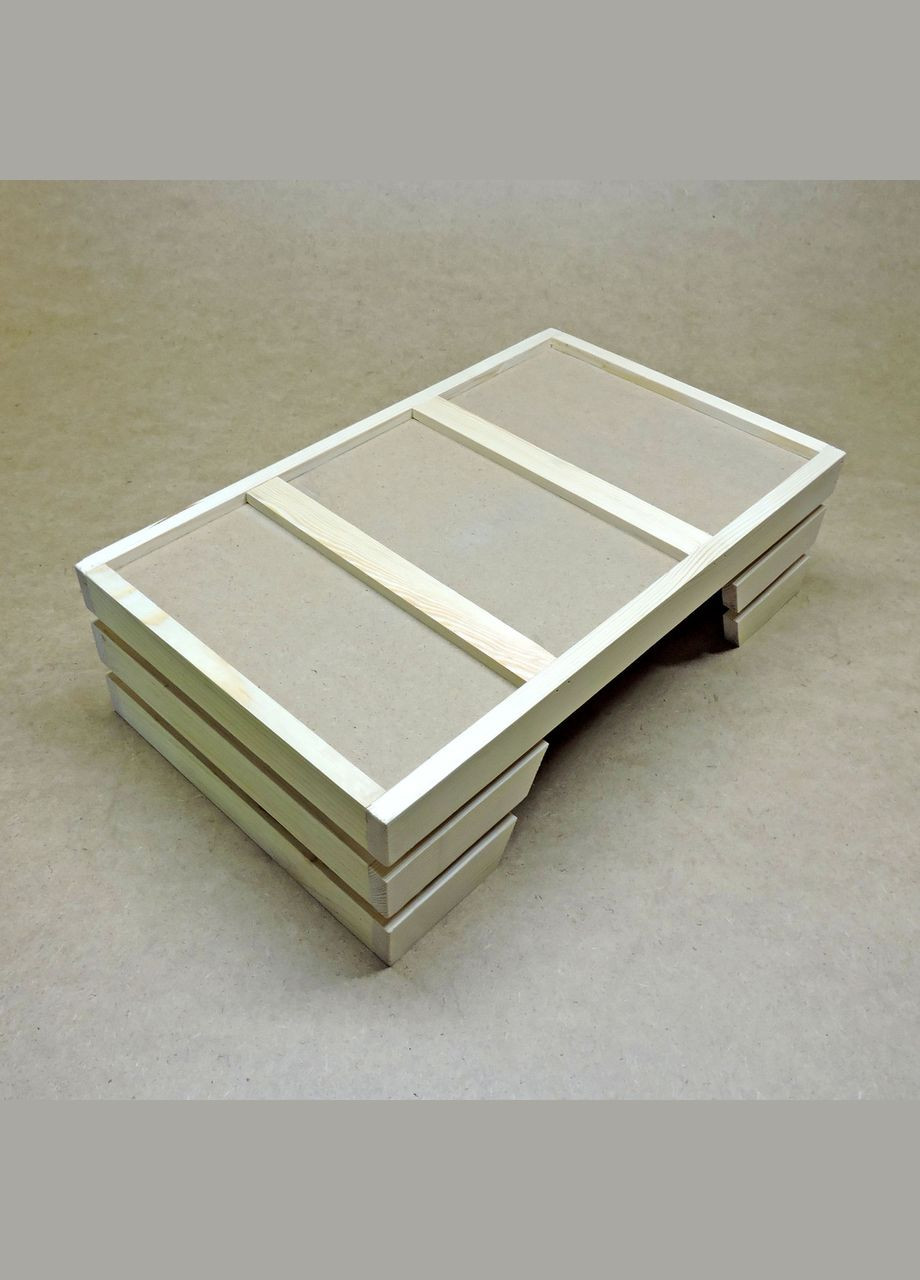 Лежак деревянный для собаки из дерева Лессер 50х30 бланже (ЛЖК-5030201) No Brand (328450520)