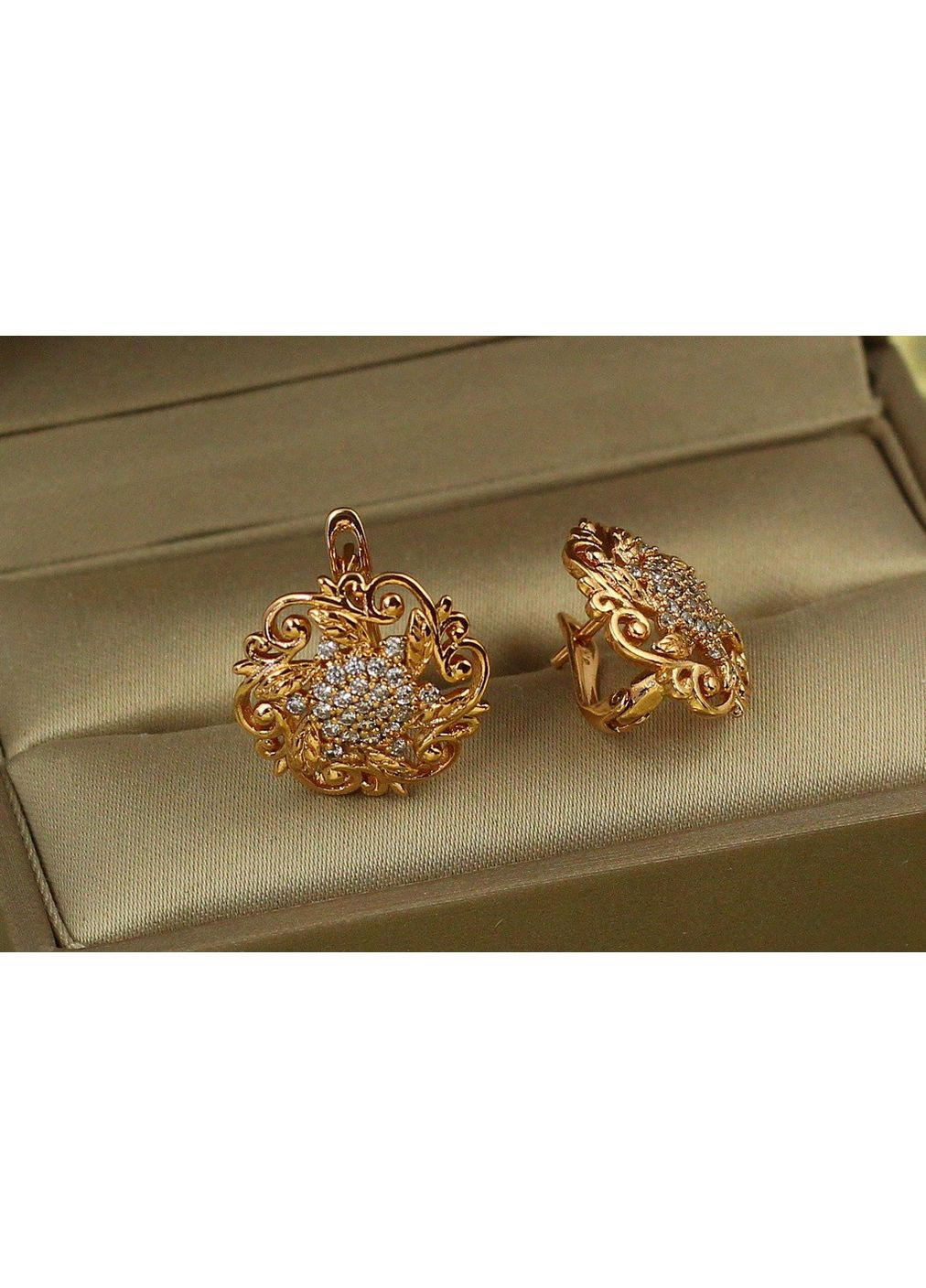 Серьги Оками 1,7 см золотистые love-shopping Xuping Jewelry (354660725)