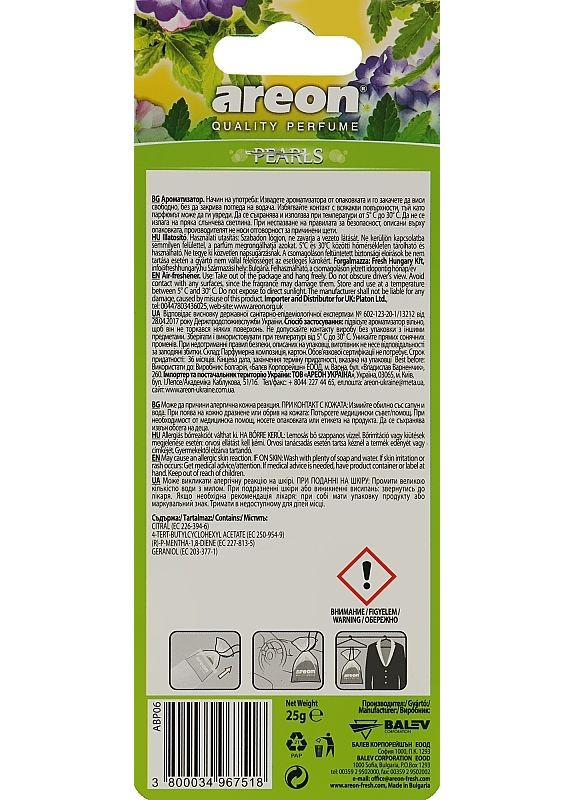 Ароматизатор для авто Areon (369789004)