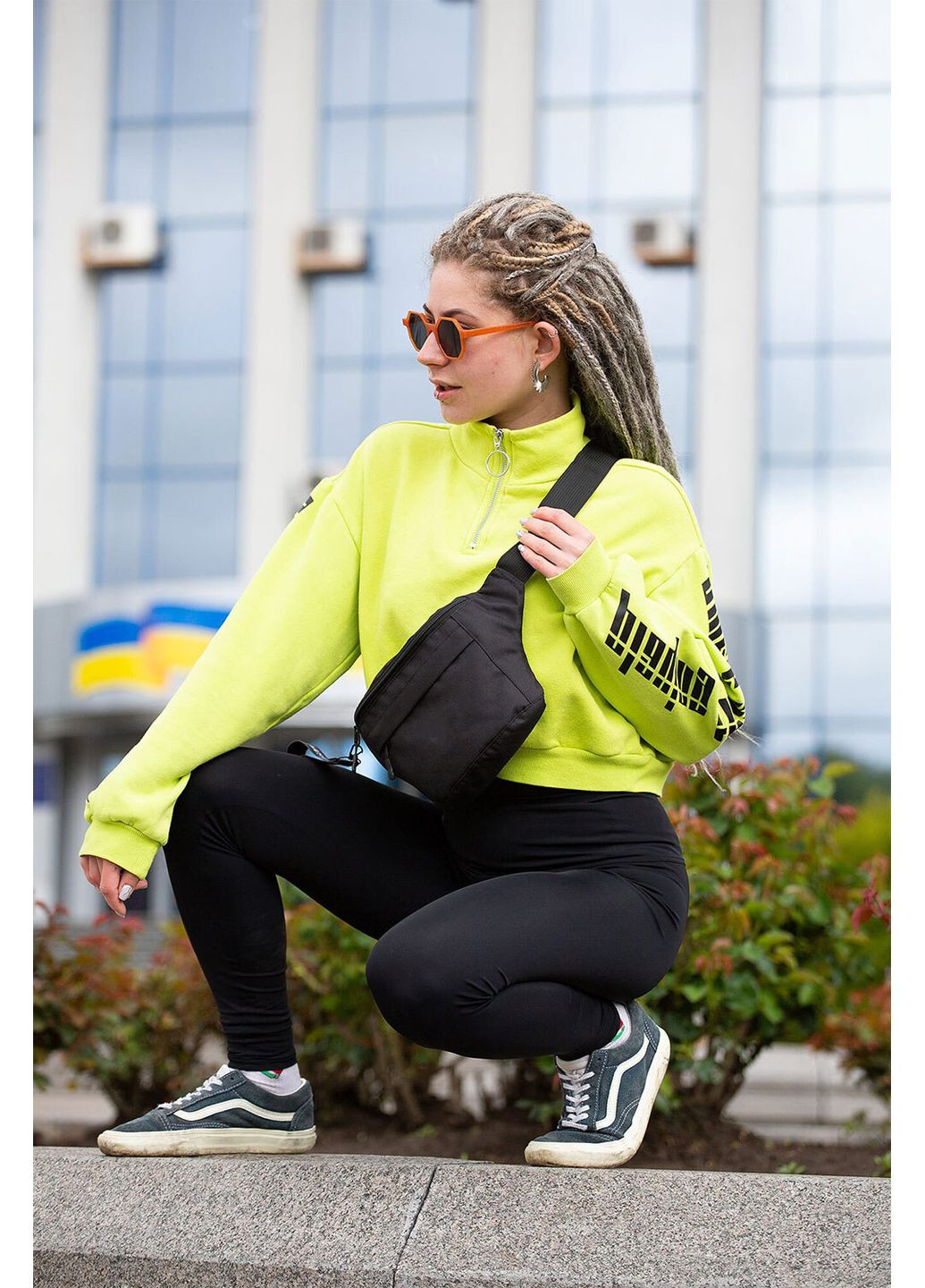 Жіноча Сумка Бананка Барсетка Через Плече Basic Black Without (360641835)