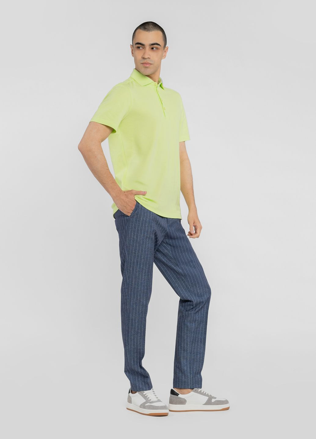 Зеленая футболка-поло мужское зеленое для мужчин Arber