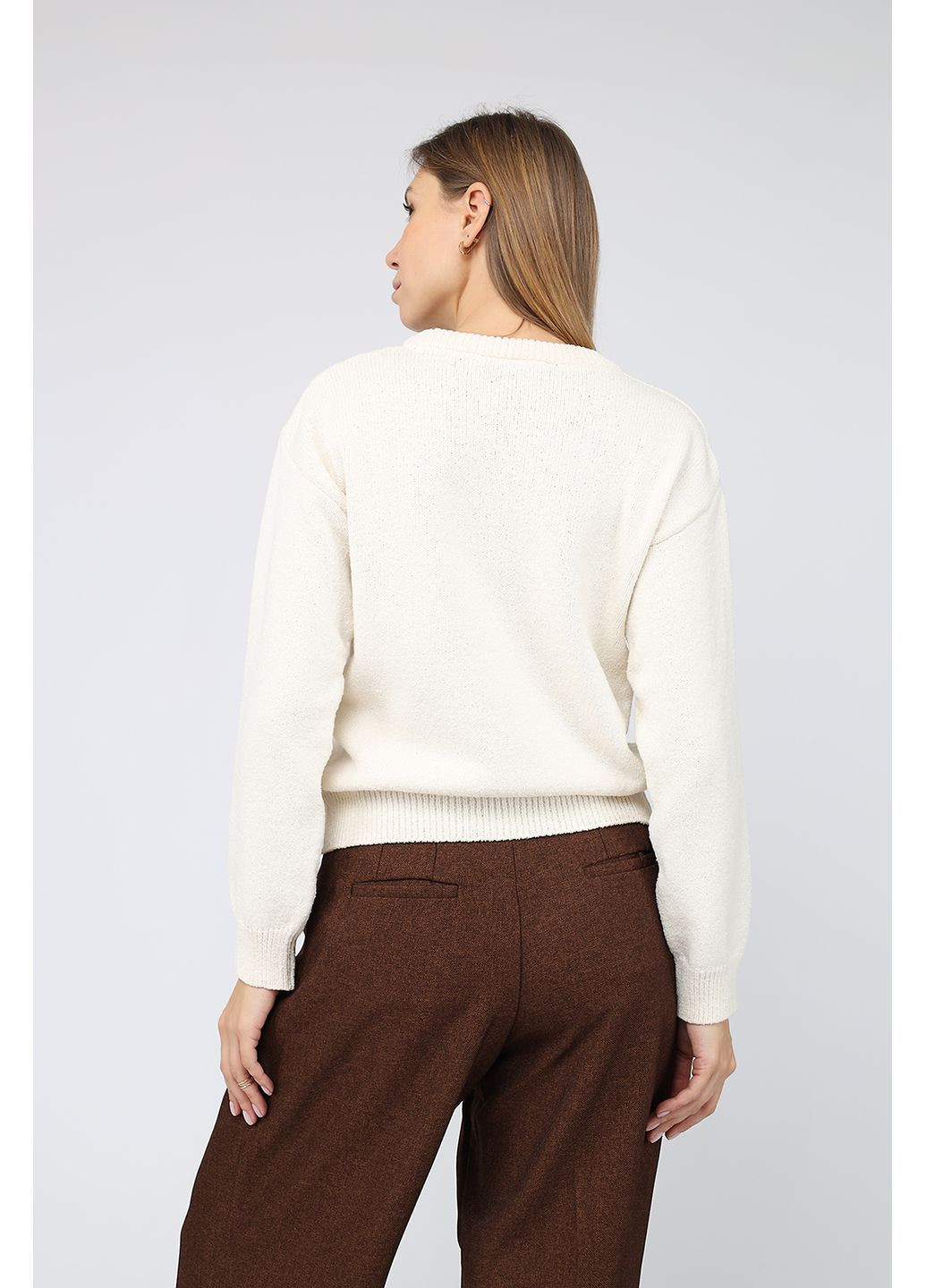 Джемпер жіночий колір молочний CB-00285736 Yuki (370499400)