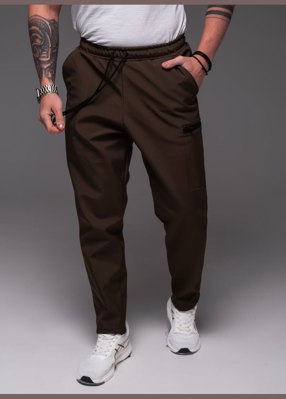 Хаки демисезонные брюки No Brand