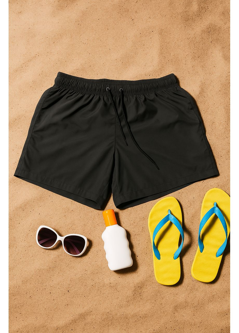 Мужские черные пляжные плавки-шорты мужские пляжные, модные, летние, шорты для купания в бассейне Freeflow