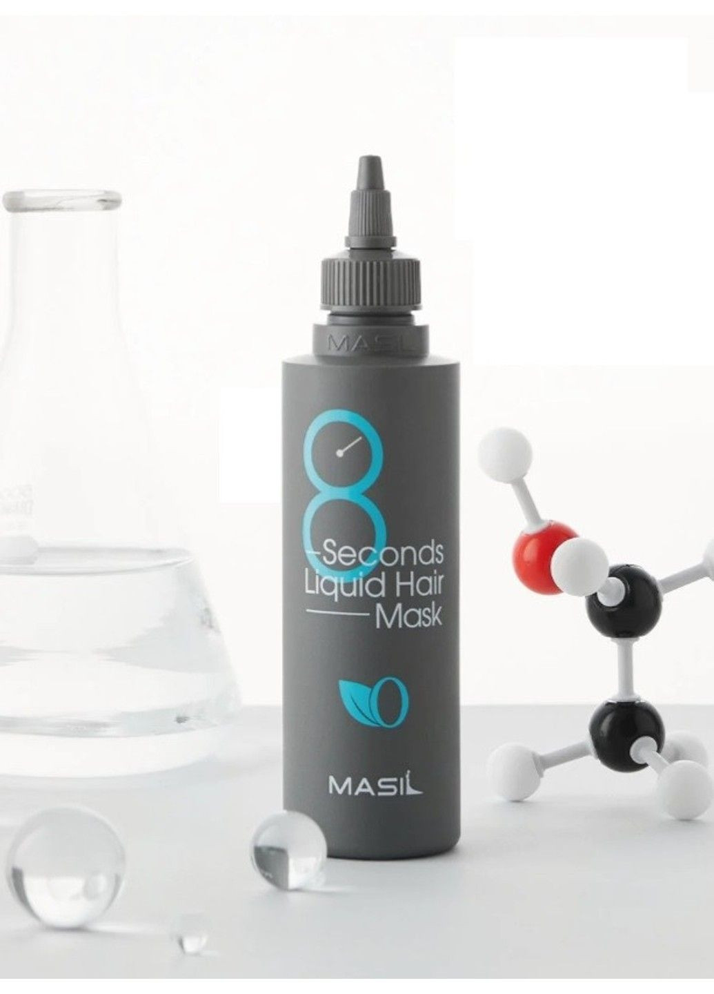 Маска для волосся 8 Seconds Liquid Hair Mask відновлення та об'єм - 100 мл MASIL (285813569)