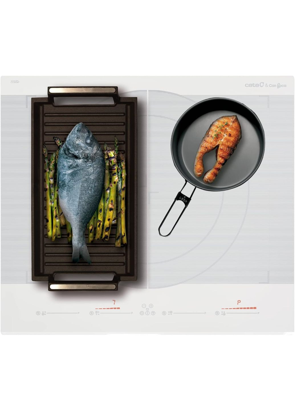 Варильна поверхня індукційна, 60см, Giga 600, білий CATA (314748813)