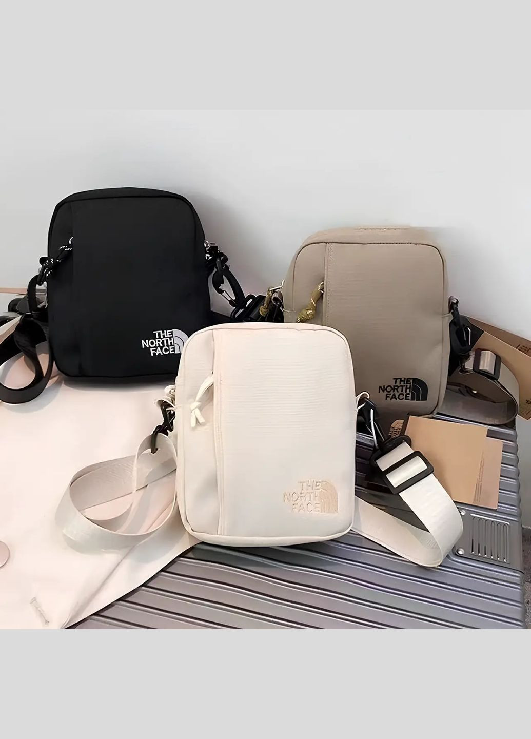 Сумка через плечо компактная нагрудная The North Face TNF Норд фейс No Brand (331162446)