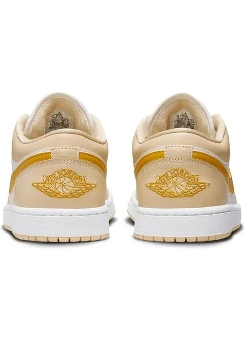 Кроссовки женские оранжево-белые DC0774-170 Nike JORDAN 1 LOW оранжевые (397079459)