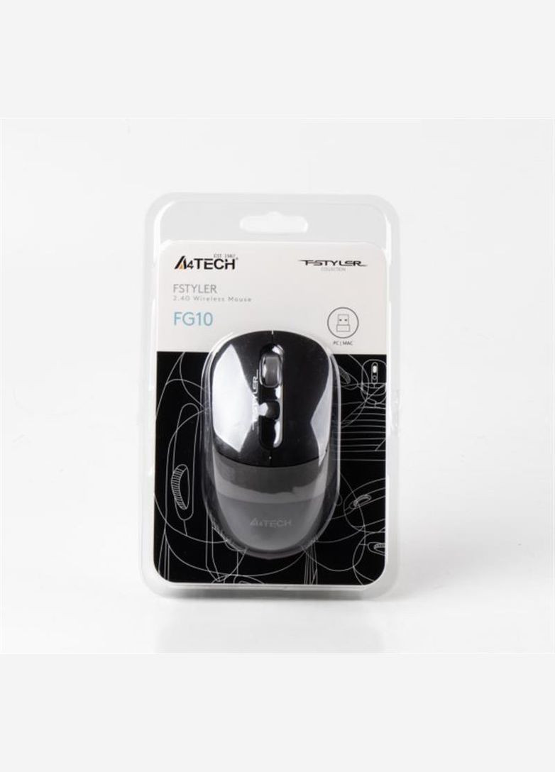 Миша бездротова FG10 Black/Grey USB A4Tech (347586897)