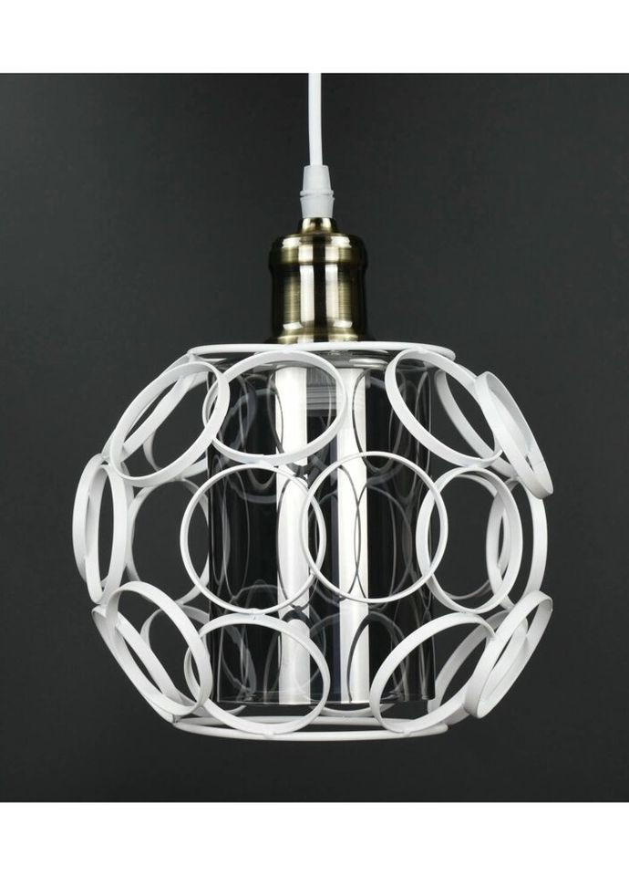 Люстра підвісна LOFT на 1 лампочку 27060 Білий 35-100х21х21 см. Sunnysky (335974865)