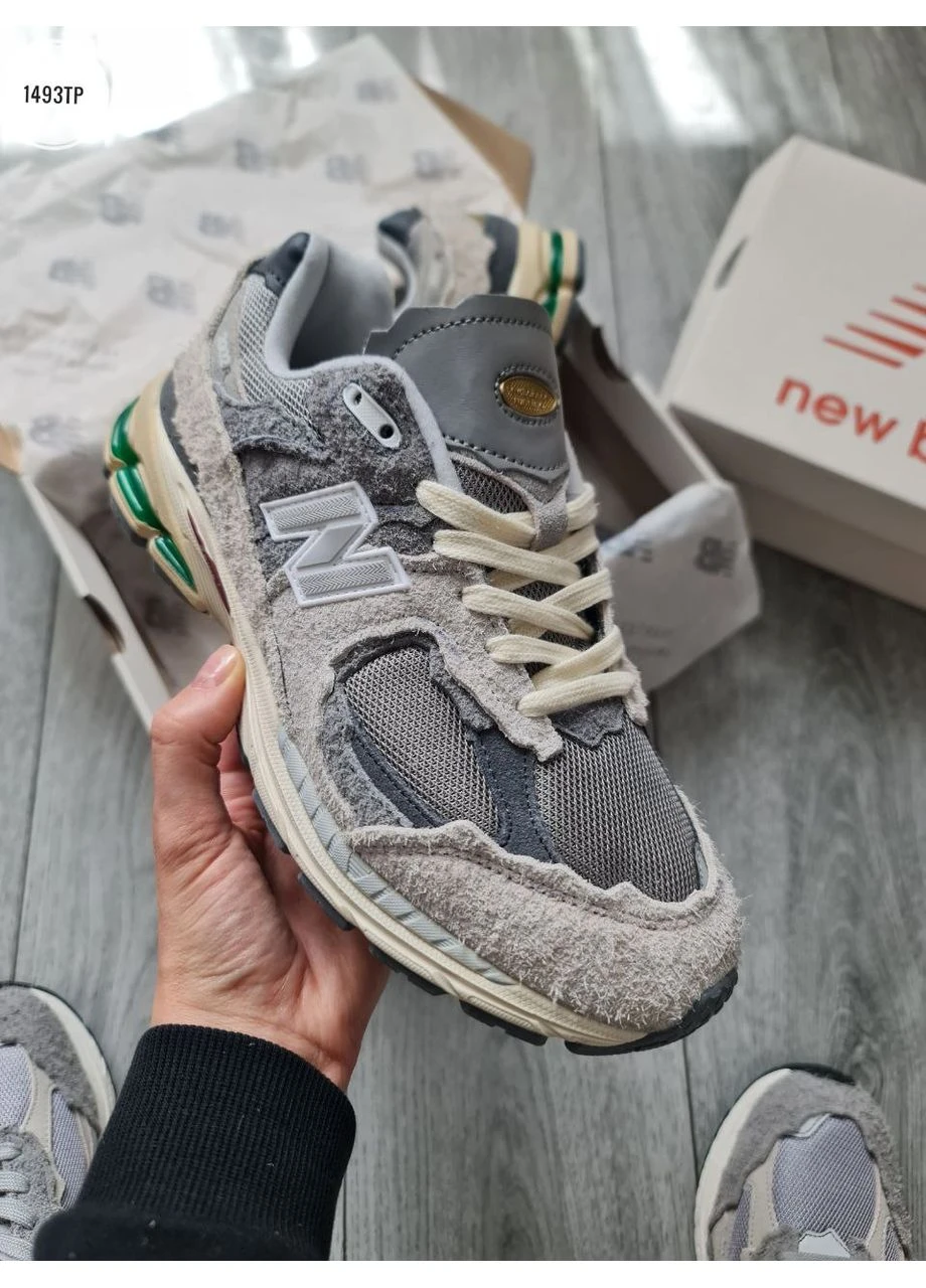 Серые демисезонные кроссовки мужские new balance 2002r protection pack gray нью беланс 2002r No Brand