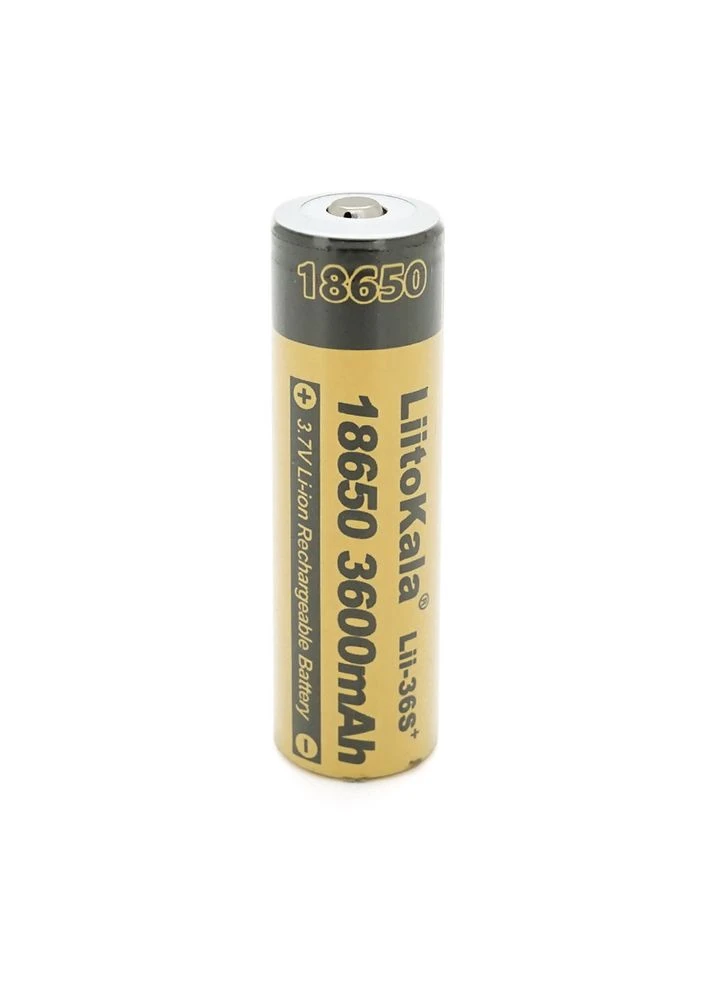Аккумулятор 18650 Li-Ion Lii-36S (TIP TOP), 3600mAh (3300-3600mAh) LiitoKala (391022447)