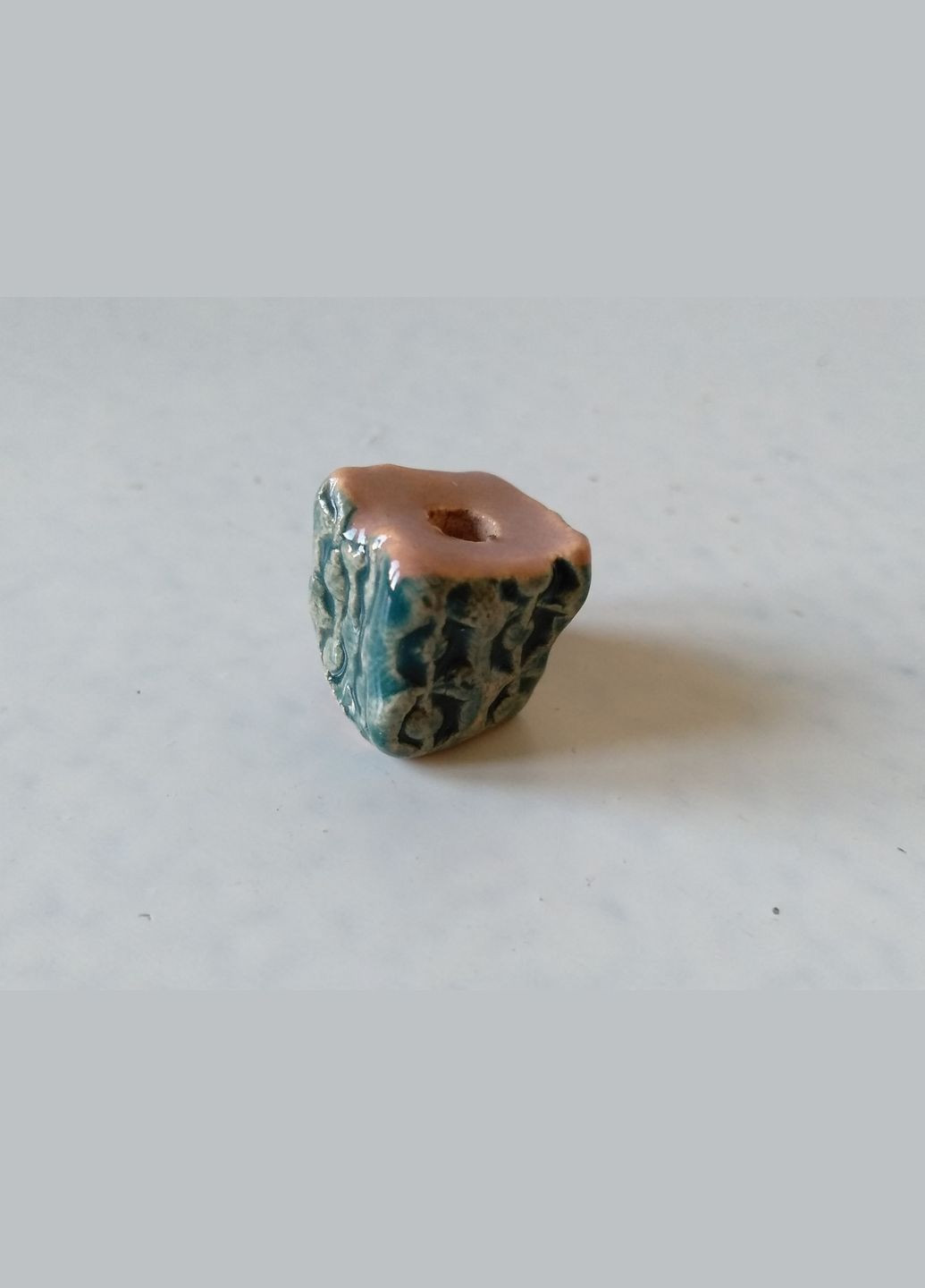 Керамическая бусина "Украинский Колорит №11" ручной работы Коти&Ангели (301533010)