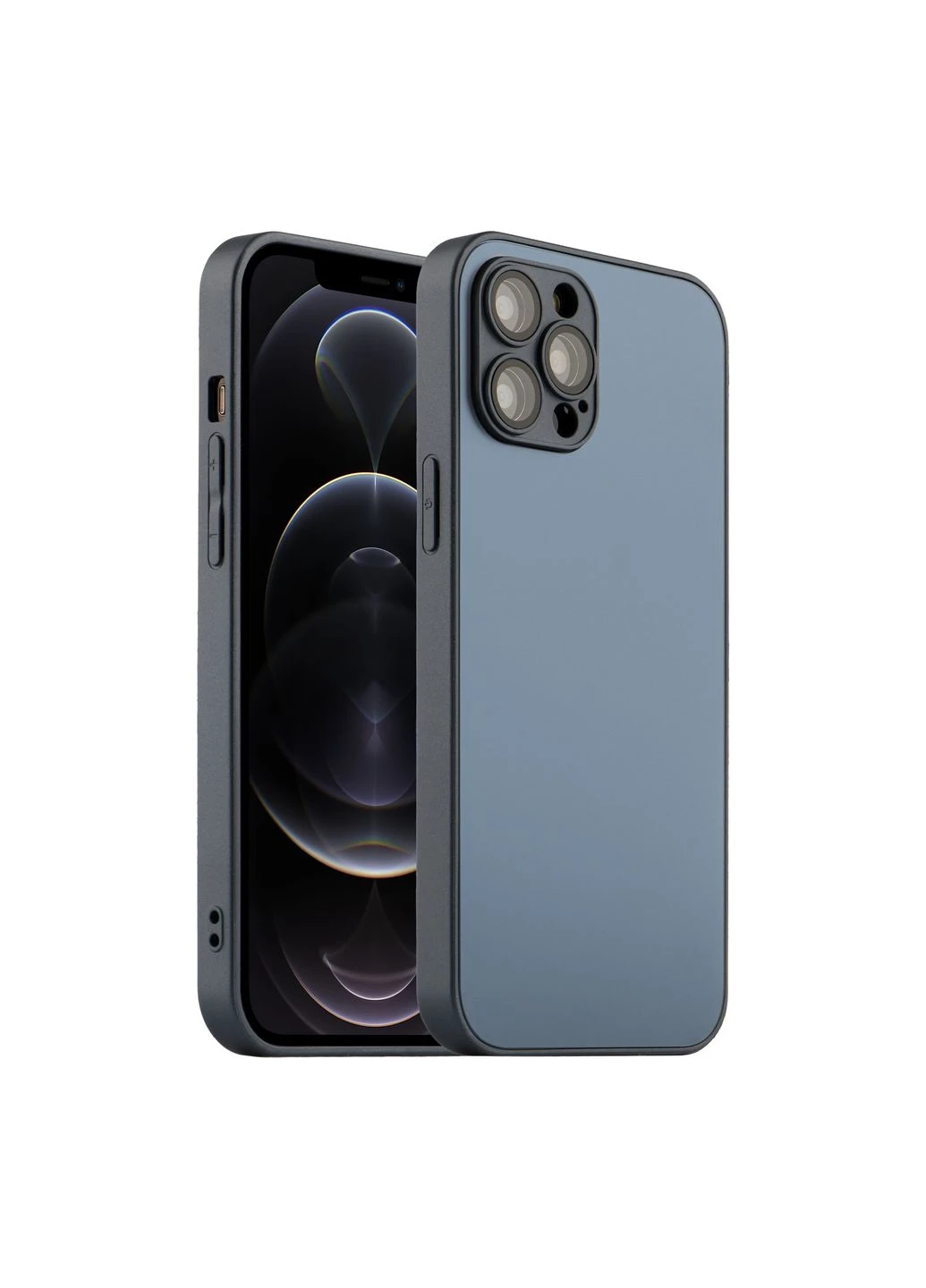 Чехол AG-Glass Matte Camera Lens with Magsafe для iPhone 12 Pro Max Цвет Deep Purple No Brand Apple iPhone 12 Pro Max (336149137)