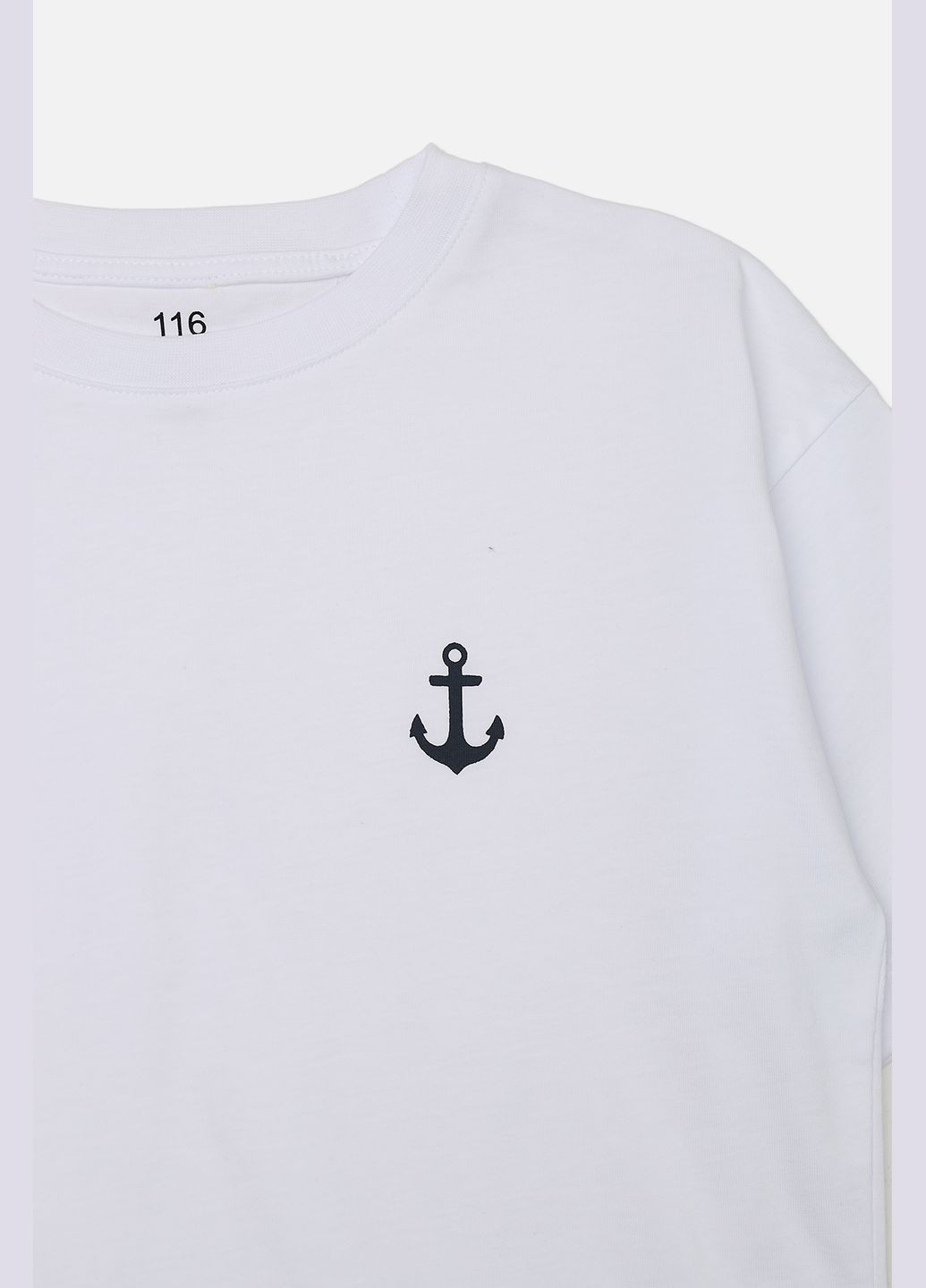 Белая летняя футболка с коротким рукавом для мальчика цвет белый цб-00271766 Yuki