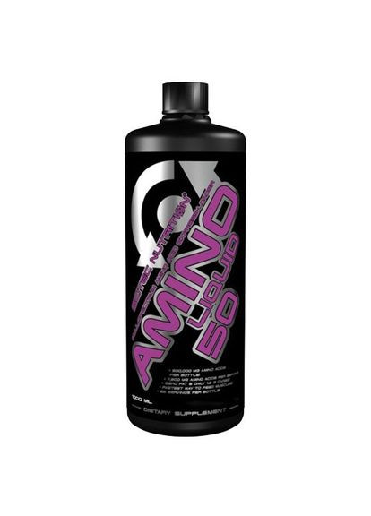 Аминокислота Scitec Amino Liquid 50, 1 литр Вишня-гуава Scitec Nutrition (333973270)