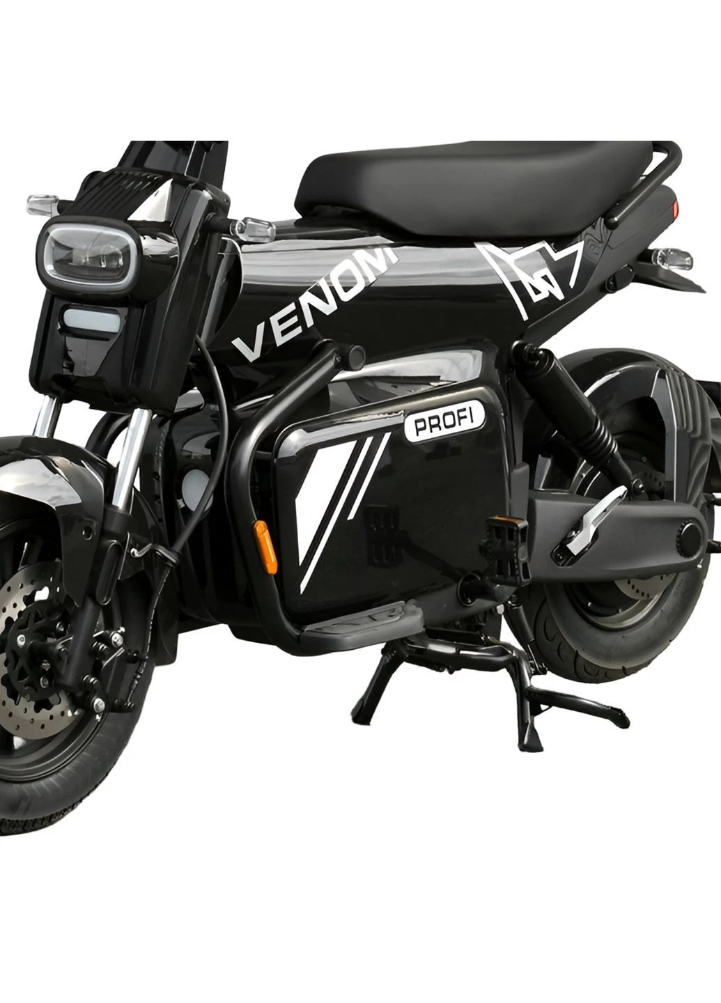 Електробайк Venom/Bat 12д. VM-1201, мотор 1500W, батарея 60V20AH, чорний Profi (396266954)
