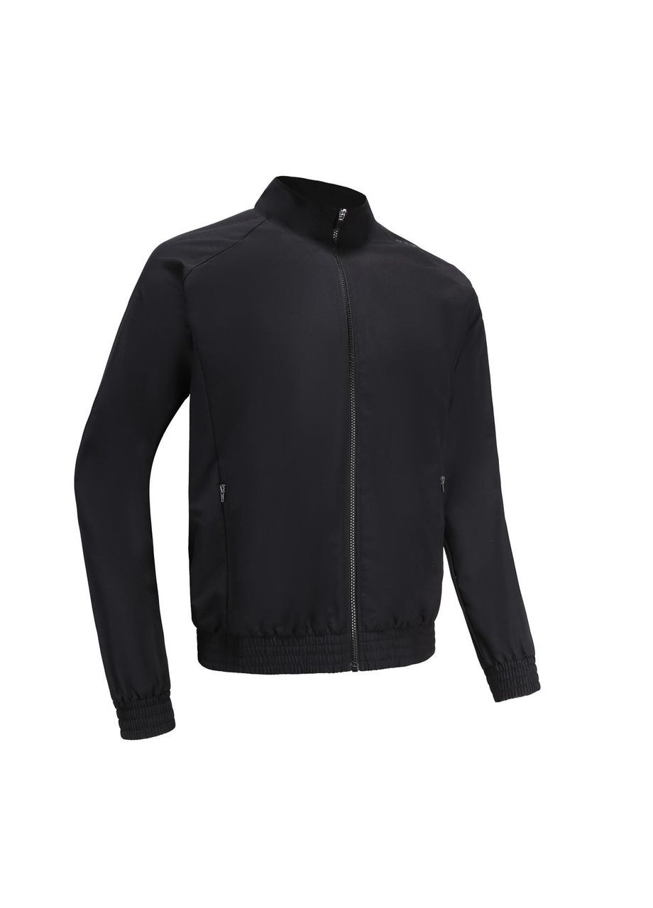 Черная демисезонная куртка мужская fitness standard черная - . Domyos