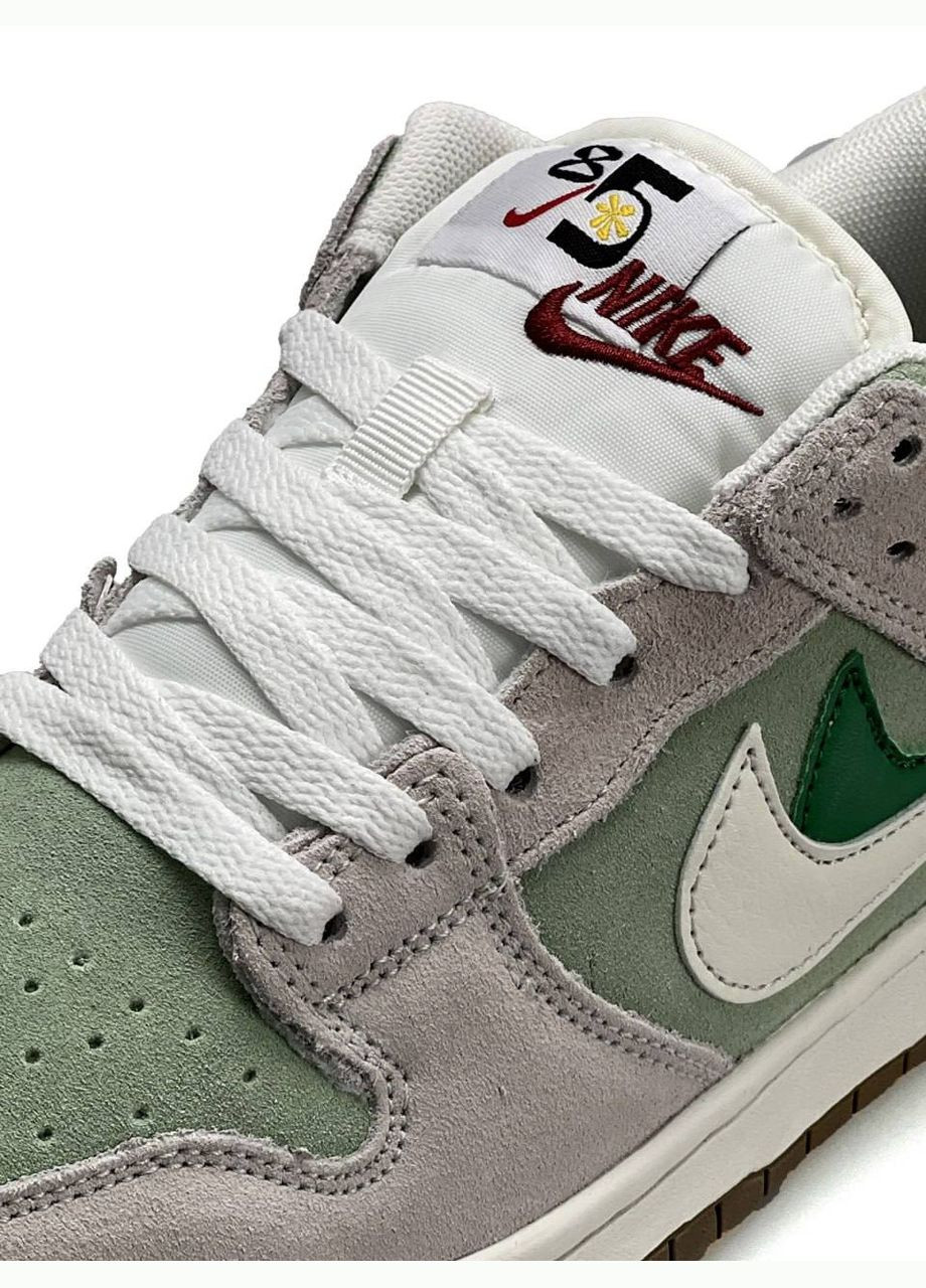 Кросівки жіночі Nike No Brand SB Dunk Low SE “85 Double Swoosh Light Grey Mint світло-сірі демісезони (342324750)