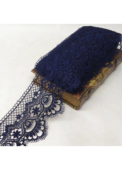 Мереживо макраме 12 см (13 м) Колір синій темний (729-107-154) Plus-plus (352743213)