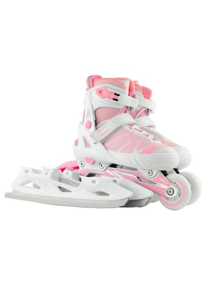 Роликовые коньки 2 в 1 Riply Розовые (153B5/2IN1PINK29-32) Action 2 в 1 Riply Рожеві 29-32 (400299534)