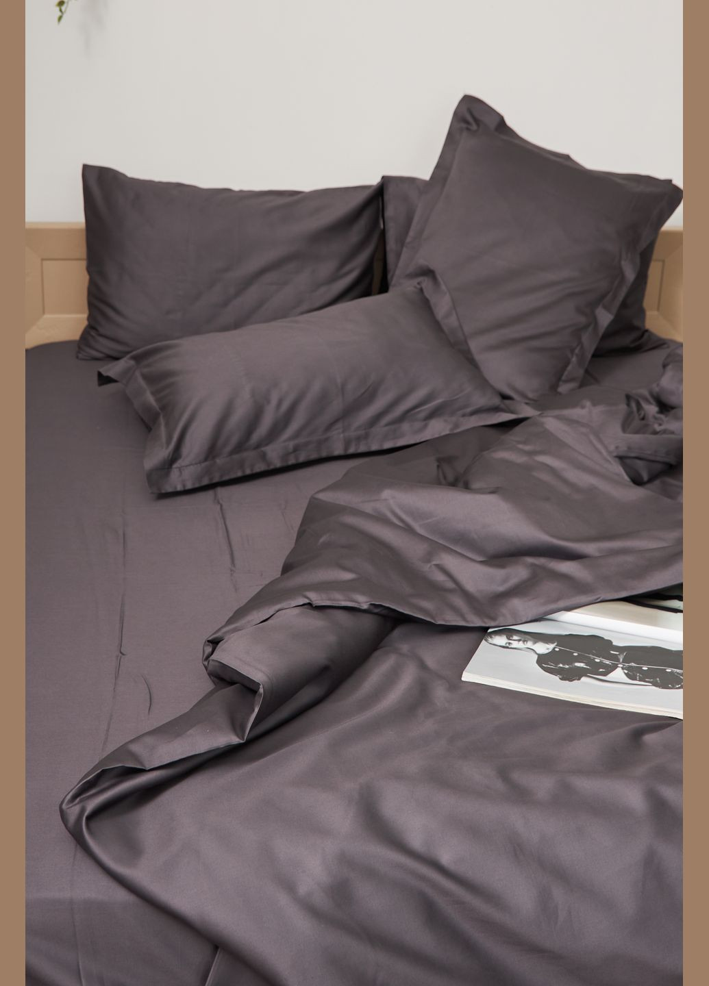 Комплект постільної білизни сімейний 143х210х2 наволочки 4х50х70 Satin Premium (MS-820000413) Moon&Star Rain Cloud (284416373)