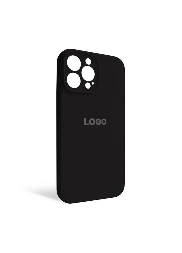 Силиконовый чехол для Apple iPhone черный закрытая камера No Brand 13 Pro Max (393486128)