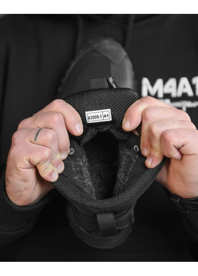 Чорні Зимовий чоловічі термо кросівки goretex black No Brand