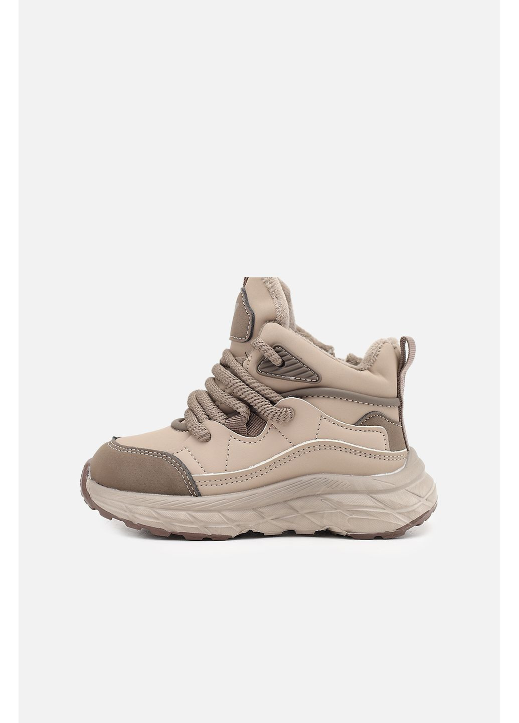 Кофейные демисезонные кроссовки для девочки цвет кофейный cb-00279224 Yuki