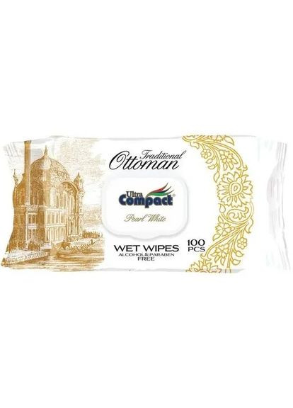 Влажные салфетки Ottoman с клапаном, 100 шт. Ultra Compact WW-150 (328200138)