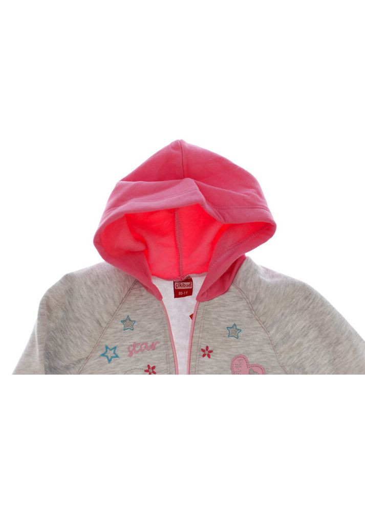 Костюм на флисе для девочки трикотажный Star розовый 80 см (34036) BABYKROHA (315721714)