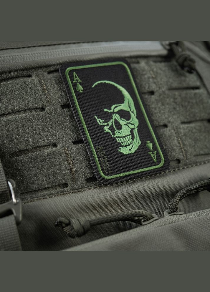 Нашивка Face of war (вышивка) Black/Olive M-TAC (315047590)