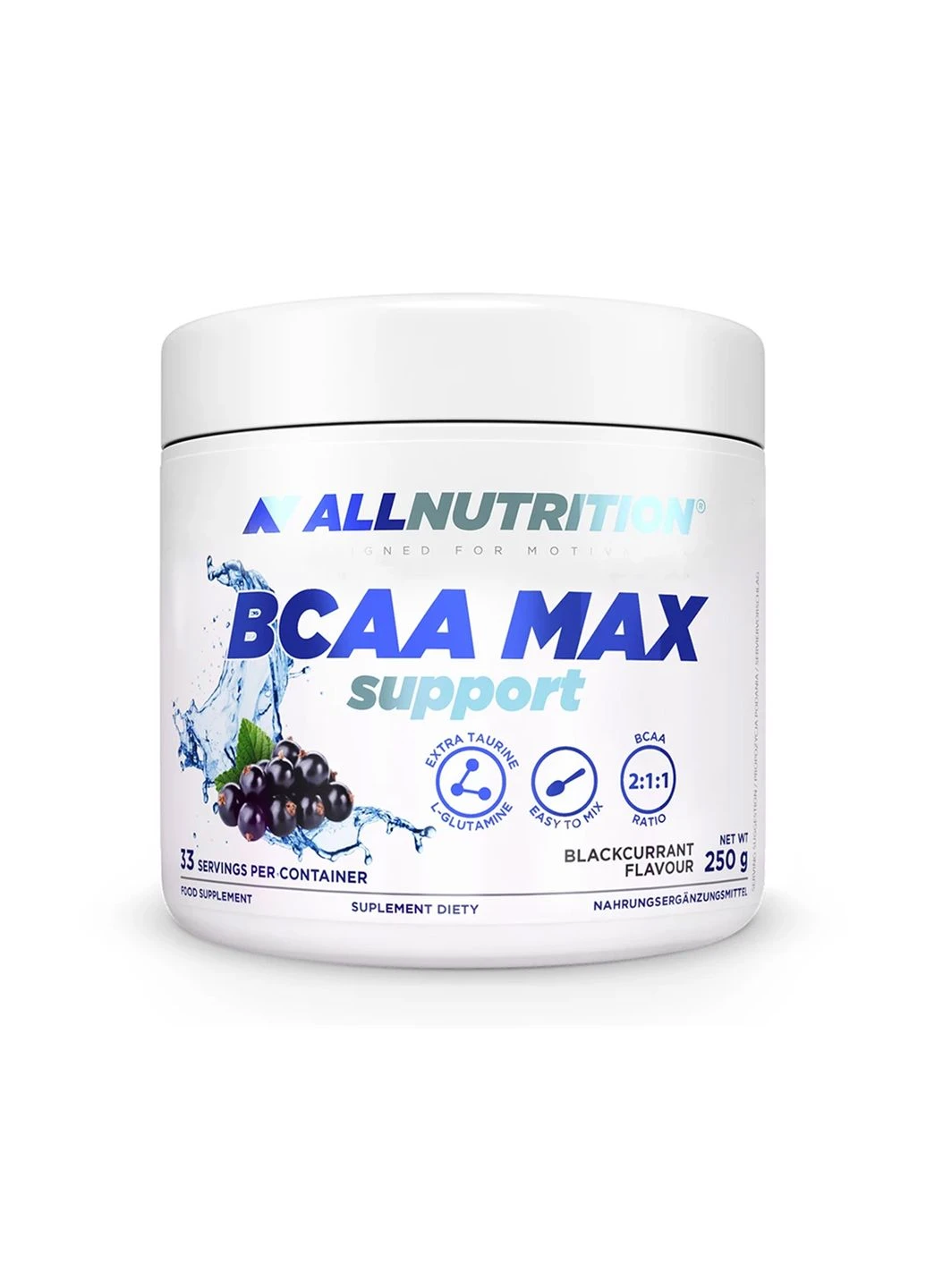 BCAA Max Support - 250g Lemon Allnutrition (380950236)