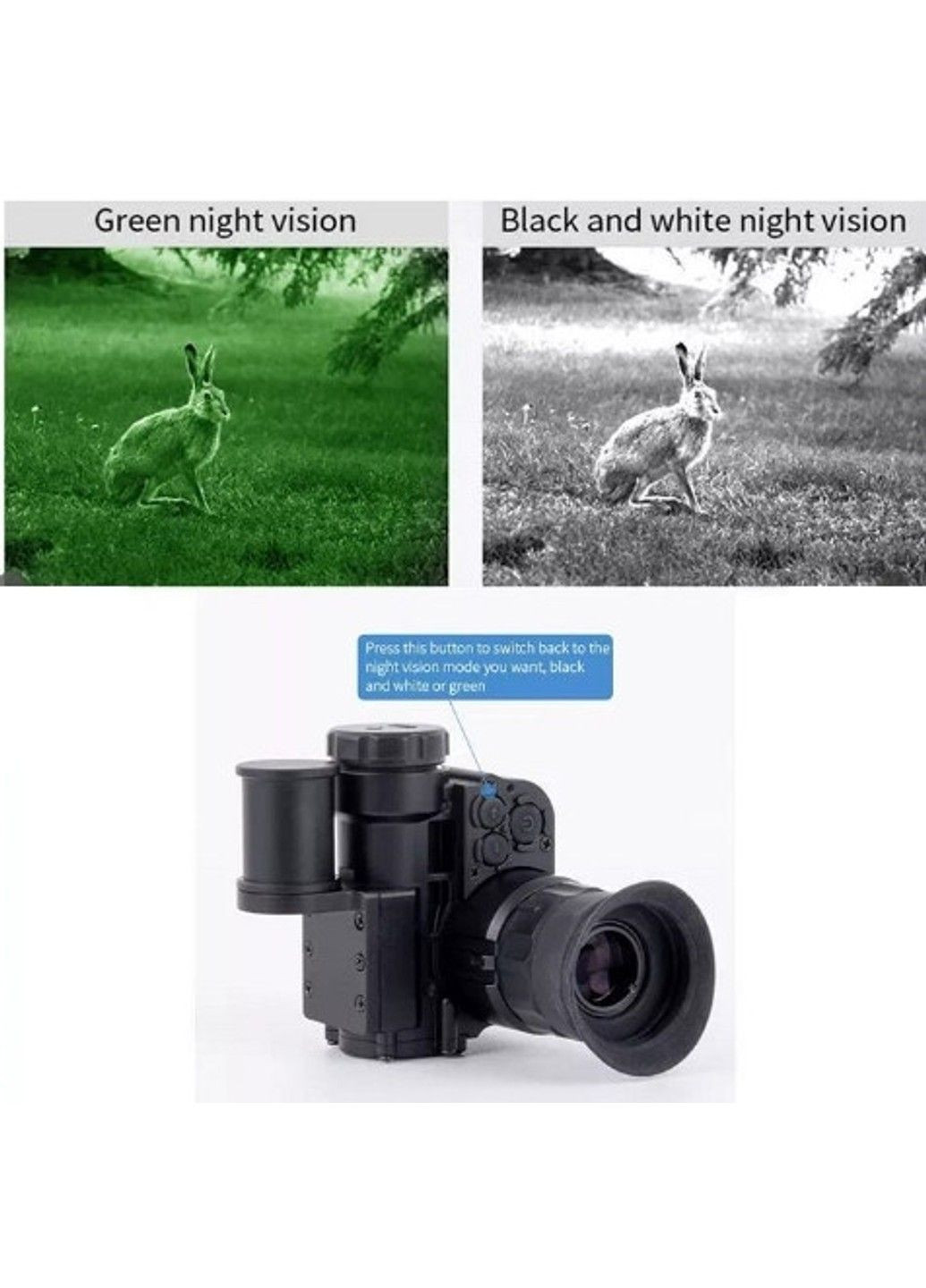 Монокуляр (прибор) с ночным видением NVG 10 + WiFi на каску Vector Optics (332634133)