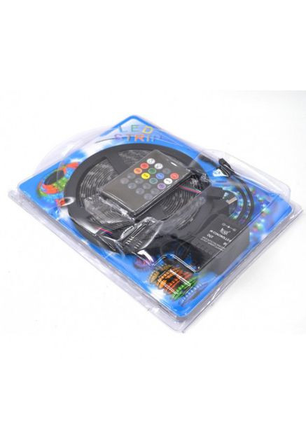 Светодиодная лента 2м SMD 5050 RGB LED IP65 с пультом и блоком питания USB No Brand (327875116)