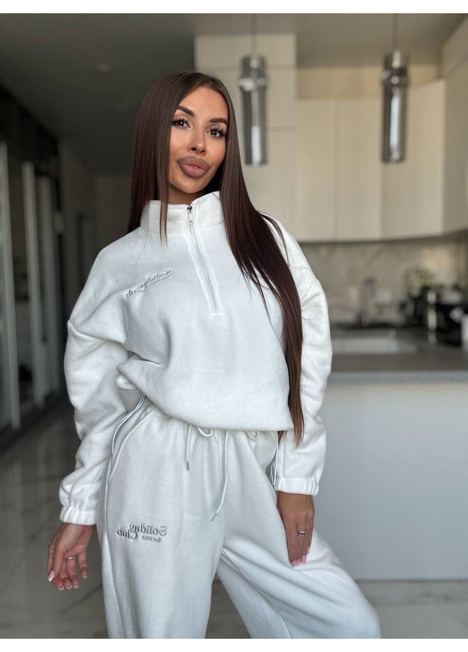 Костюм з вишивкою з двостороннього полар флісу (заміри в описі) DK/DL Мода без кордонів (368458111)