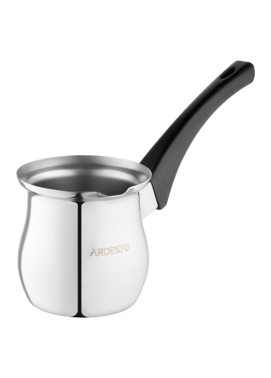 Велика турка для кави 640 мл із нержавіючої сталі з бакелітовою ручкою BLACK MARS Ardesto (305074973)