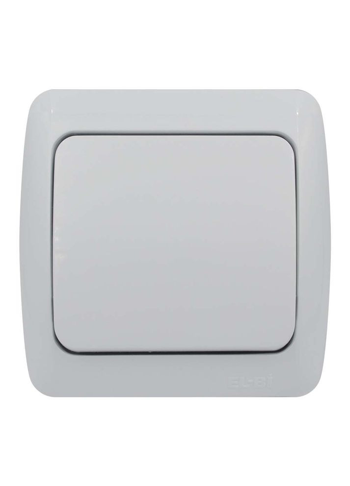 Вимикач одноклавішний ALSU накладний білий 504-010200-200 EL-BI (334846160)