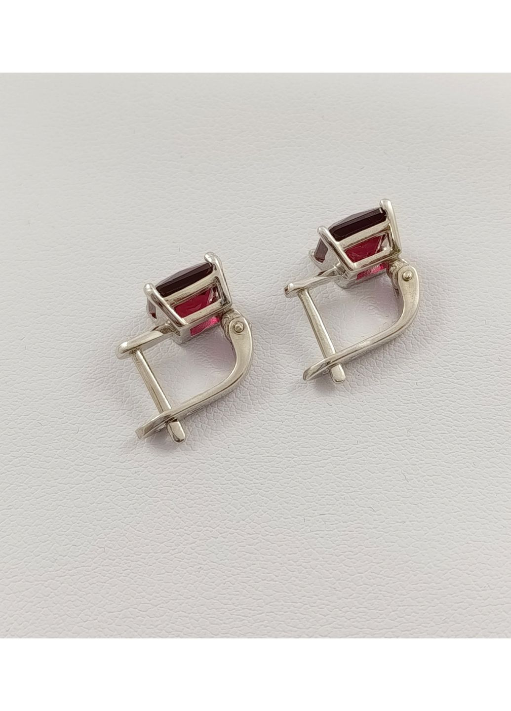 Срібні сережки з гранатом "Nano" СТ104/с Shatlen Сережки (356180705)