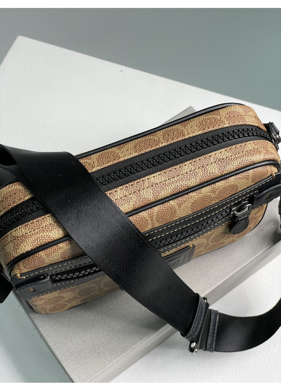 Сумка мужская Academy Crossbody Signature Khaki No Brand (355342640)