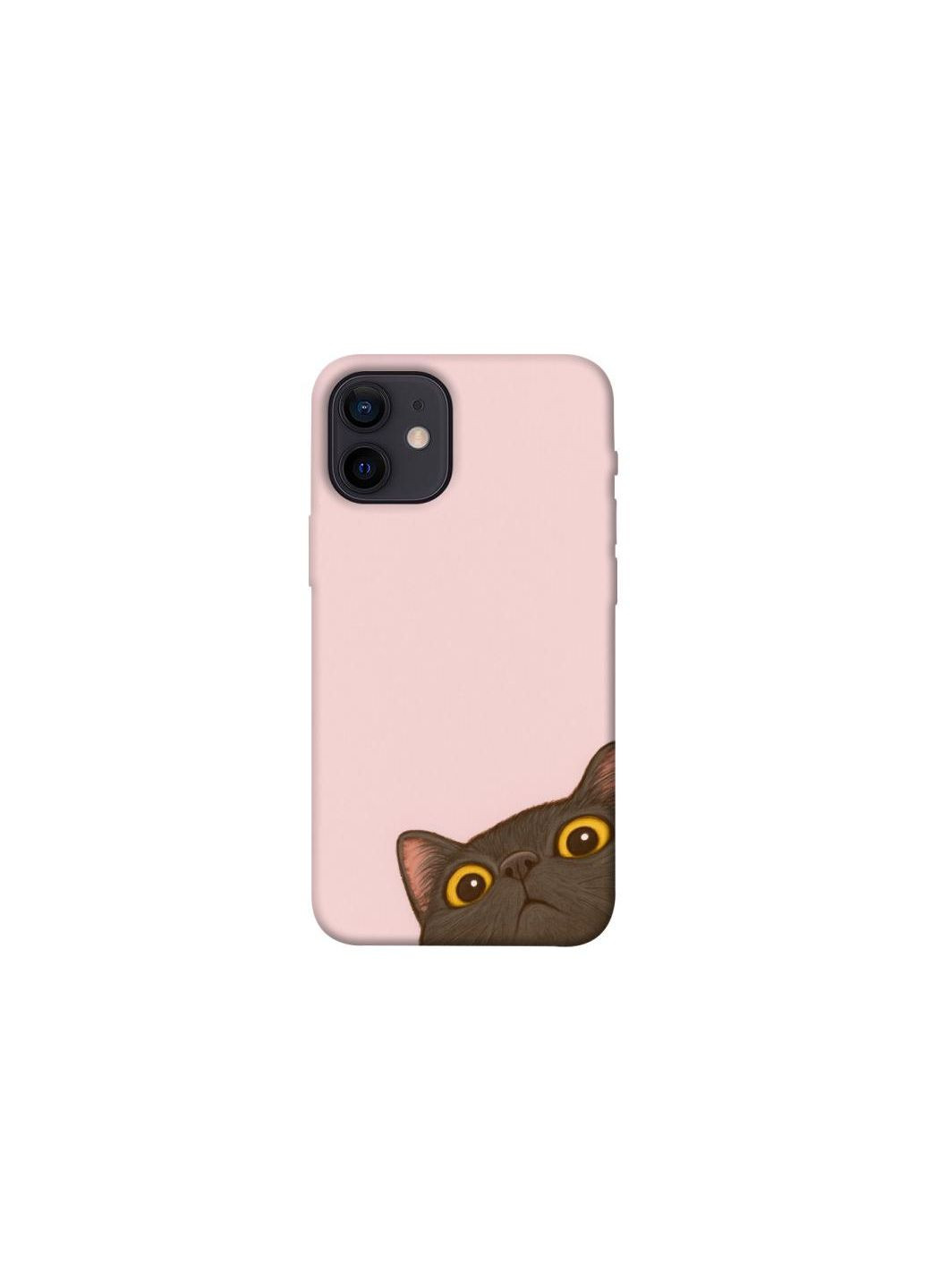 Чохол на Apple iPhone 12 mini (5.4") Peeping cat Frontalka (352228593)