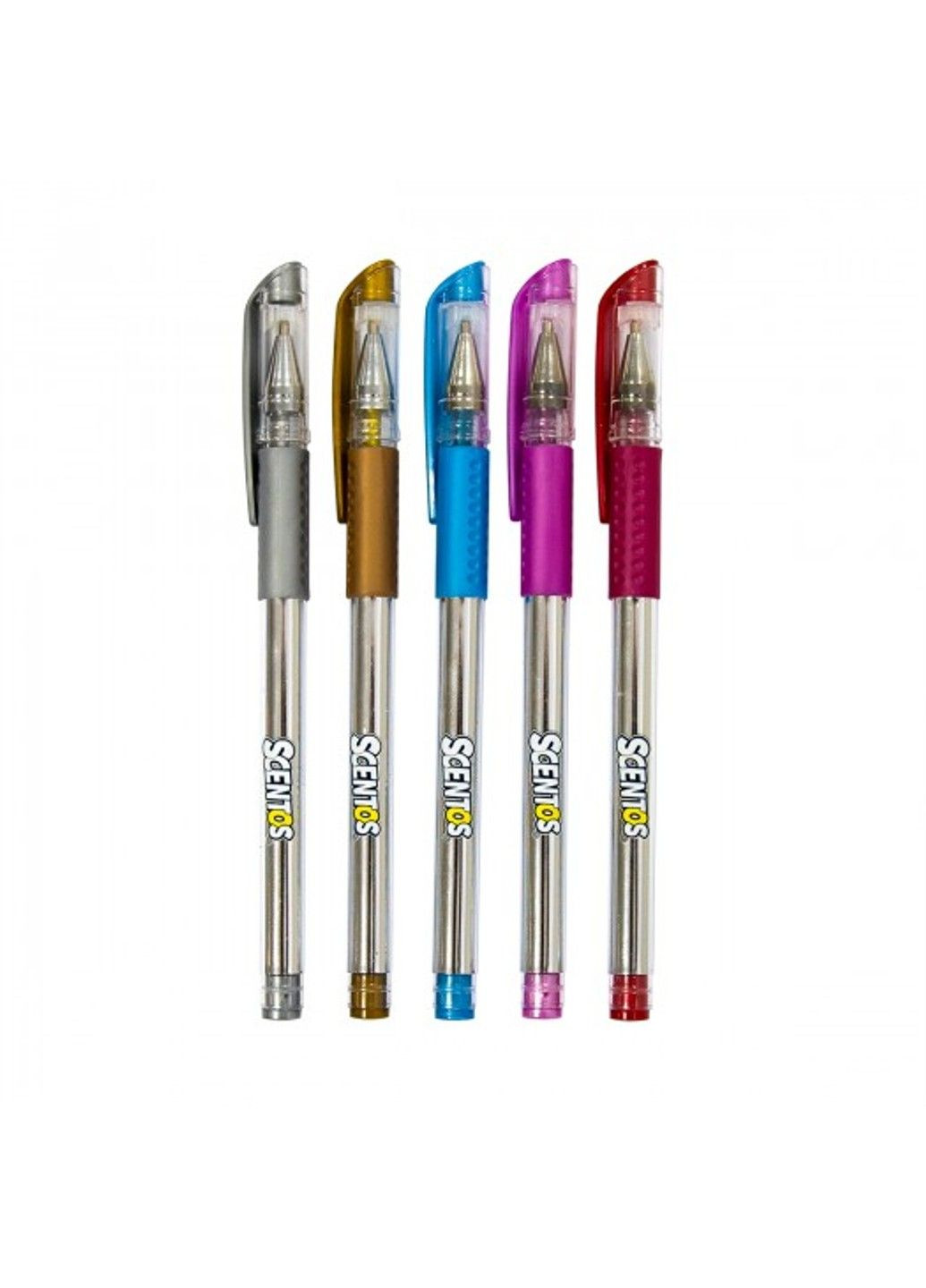 Набор ароматных гелевых ручек – Металлическое сияние (5 цветов) Scentos (331297027)