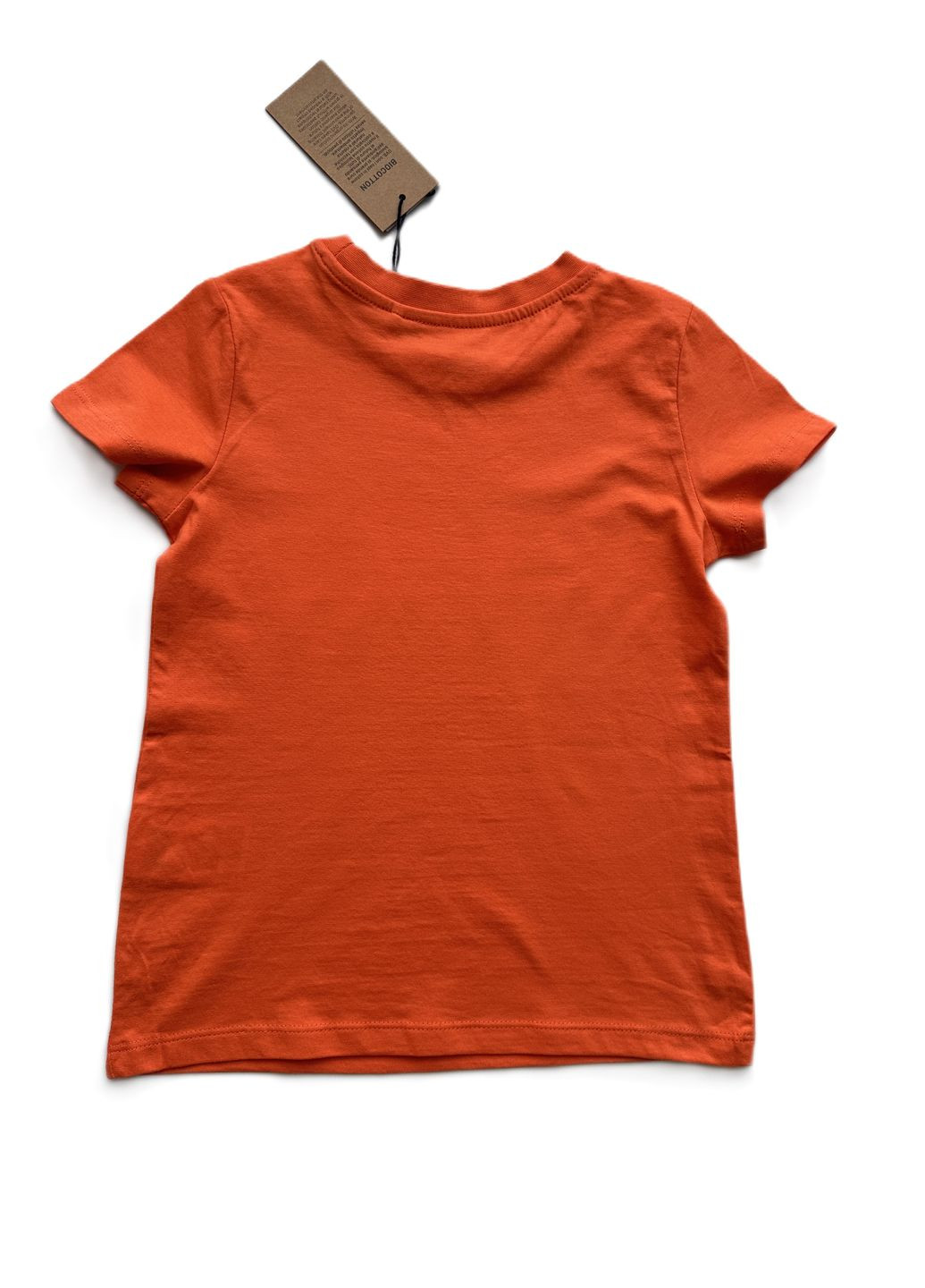 Помаранчева літня футболка для хлопця оранжева базова 2000-21 (116 см) OVS